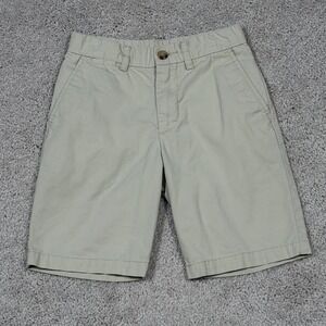 Polo Ralph Lauren Boys Khaki Classic Polo Chino Shorts Size 6 Tan Cotton Twill